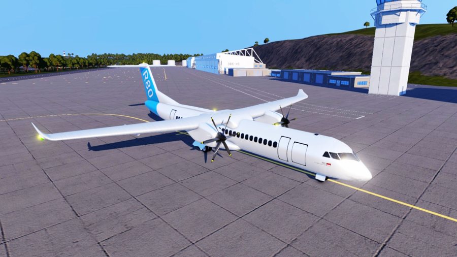 R80 Regional Turboprop built in SimplePlanes 2