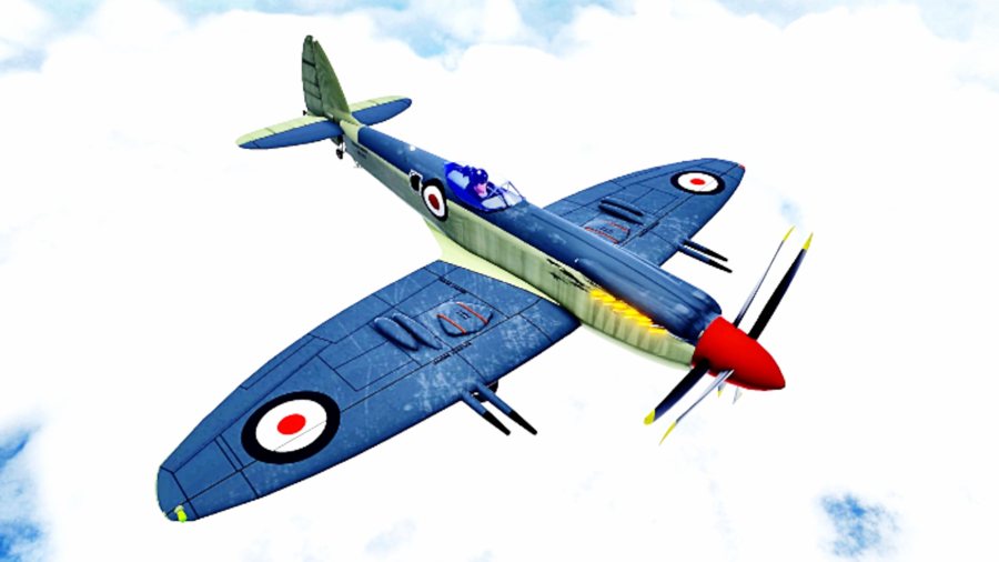 Supermarine Seafire Mk.47 built in SimplePlanes 2